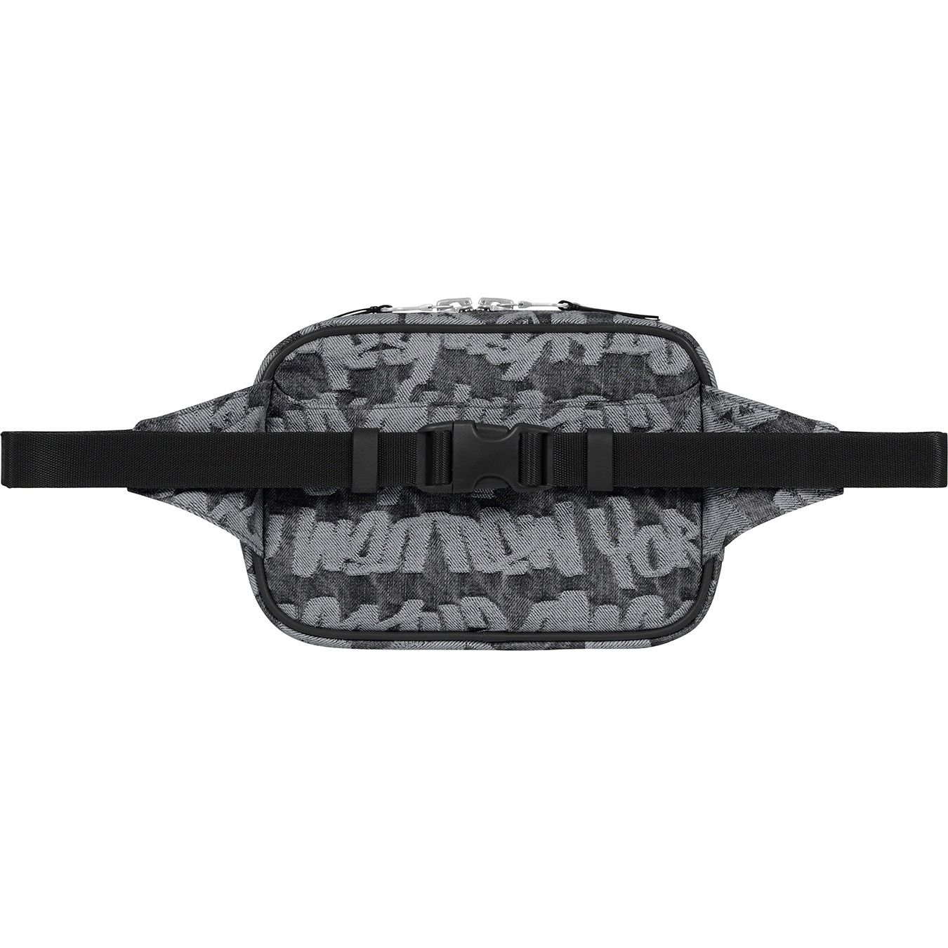 Fat Tip Jacquard Denim Waist Bag view 3